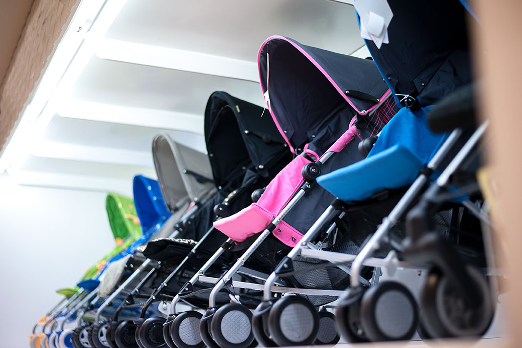 Picture of Strollers in Shopping Mall - Juvenile Products Image
