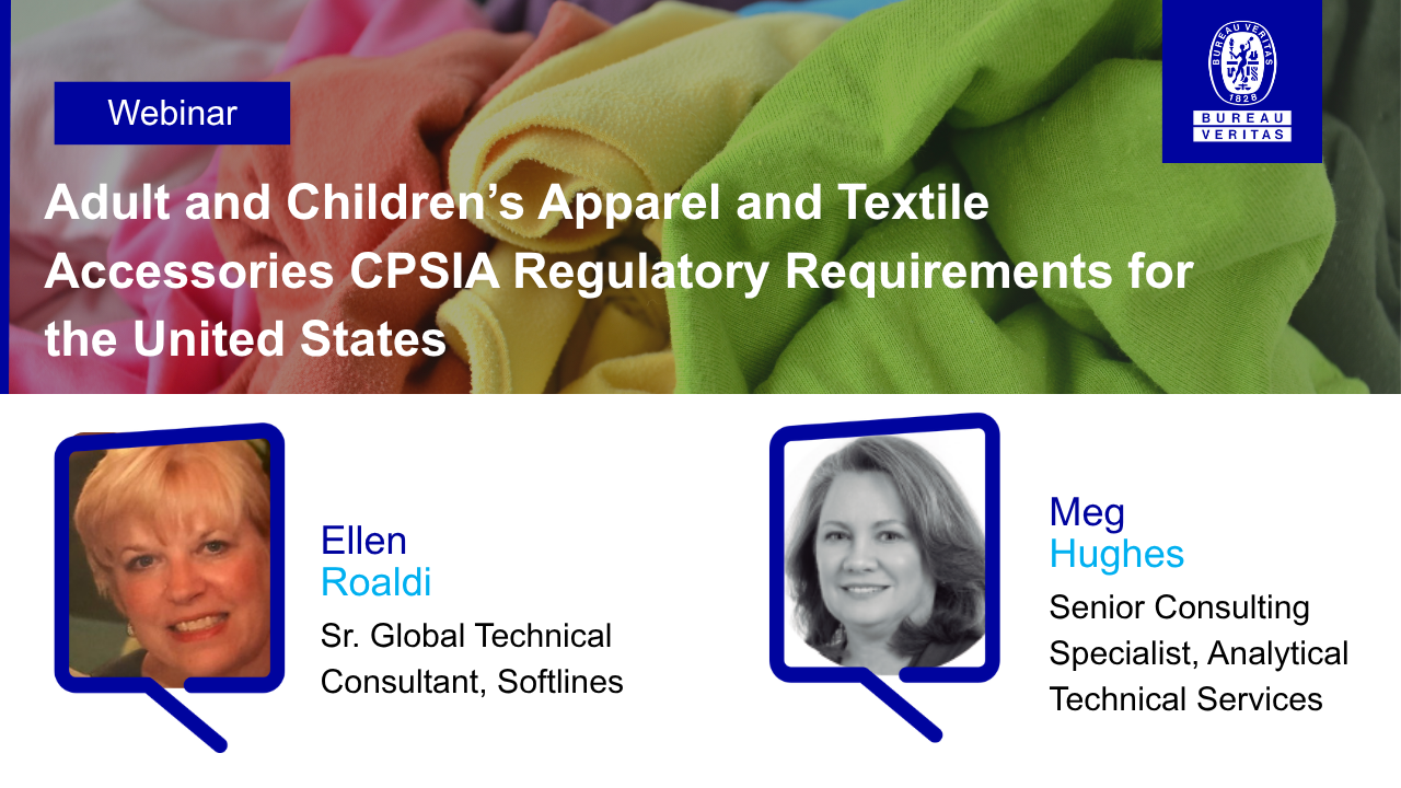 thumbnail for Adult and Children’s Apparel and Textile Accessories CPSIA Regulatory Requirements for the United States Webinar
